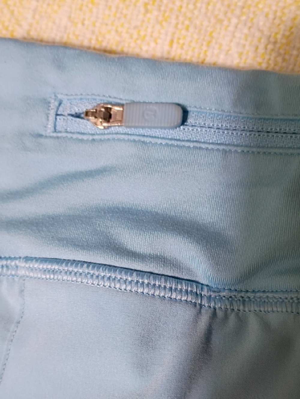 lululemon athletica Light Blue Athletic Short Skirt with Hidden Back Pocket - Picture 9 of 10